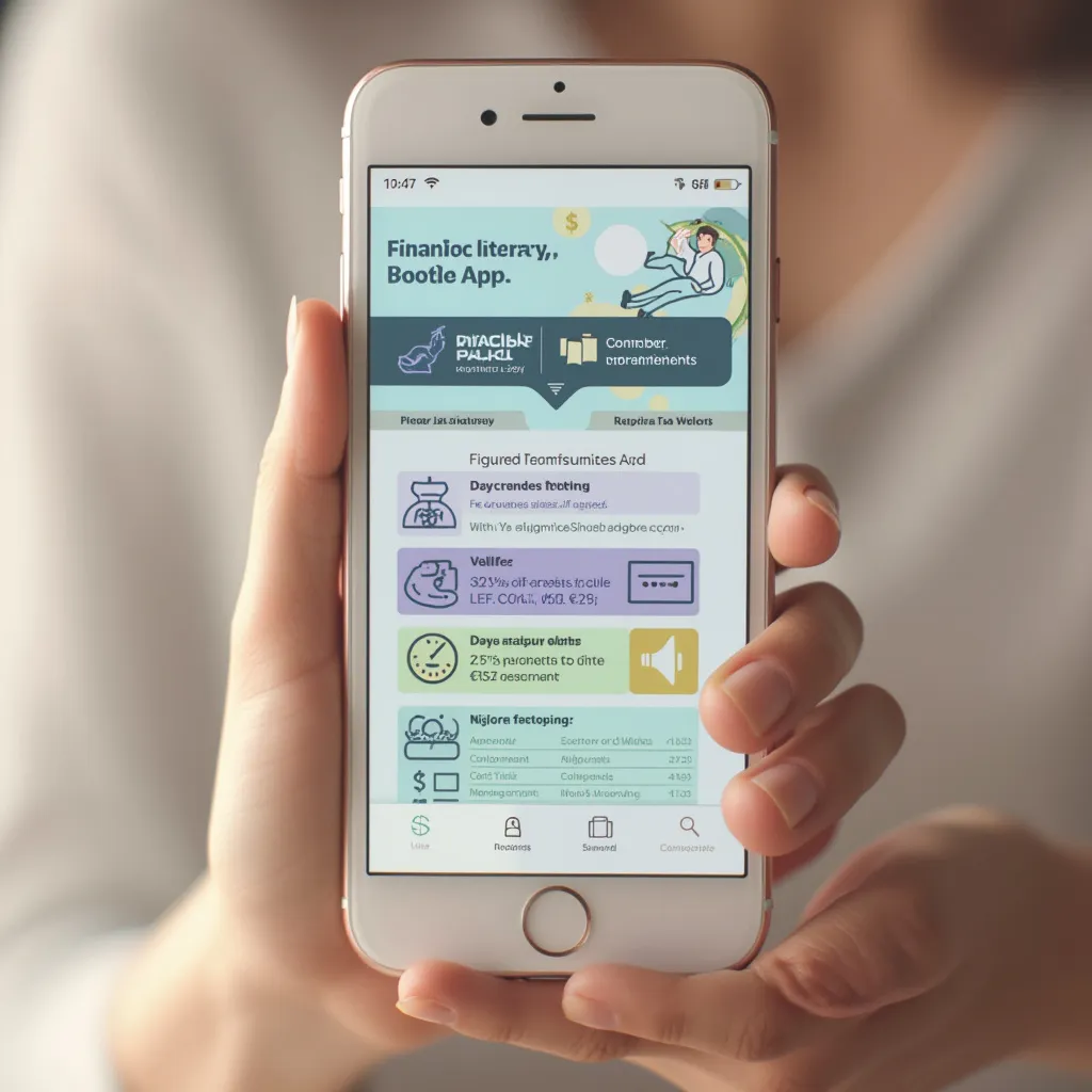 Application mobile de littératie financière