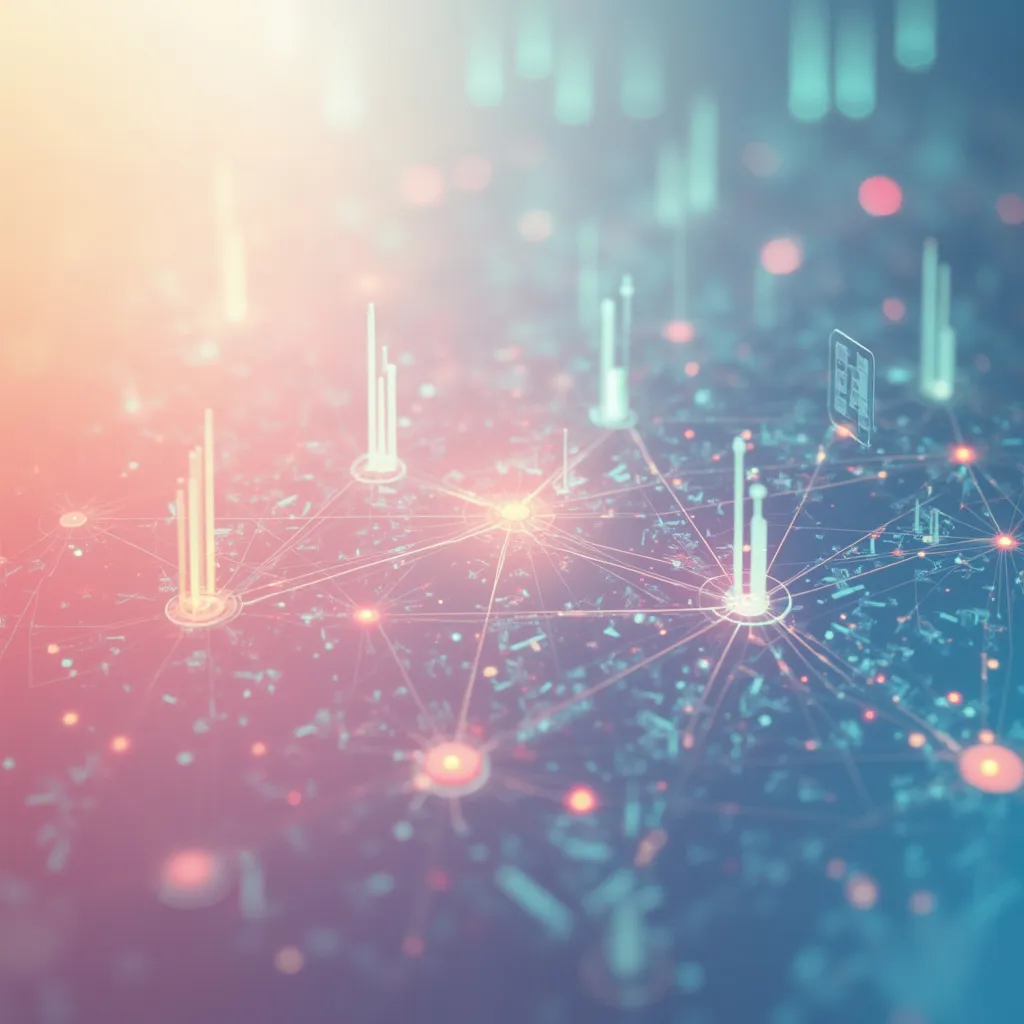 Visualisation abstraite de réseaux de communication et de données financières